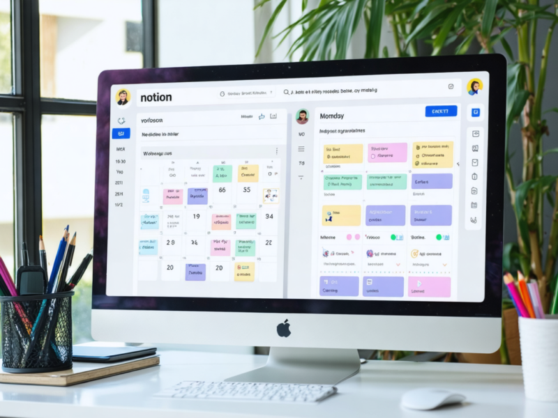 Notion ou Monday : quel logiciel privilégier pour optimiser la gestion de votre organisation ?