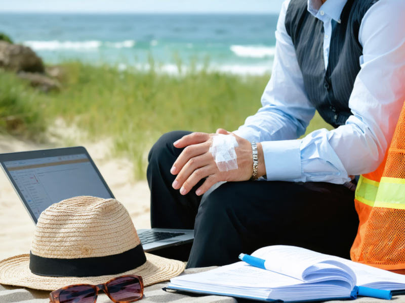 Vacances et accident de travail : quelles sont les règles à connaître ?