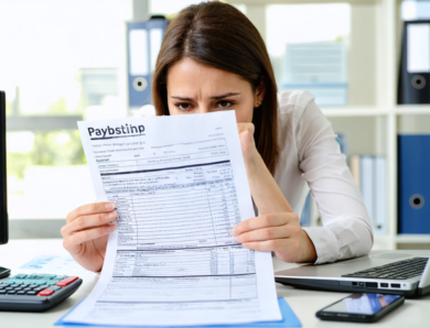 Comment réagir à une fiche de paie à solde négatif et gérer son remboursement efficacement